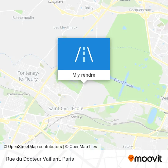 Rue du Docteur Vaillant plan