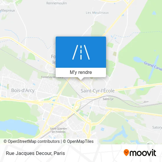 Rue Jacques Decour plan