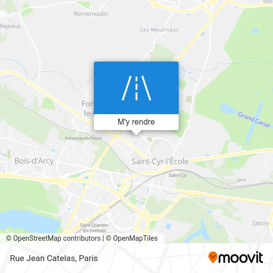 Rue Jean Catelas plan