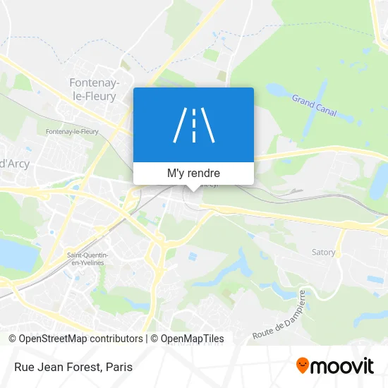 Rue Jean Forest plan