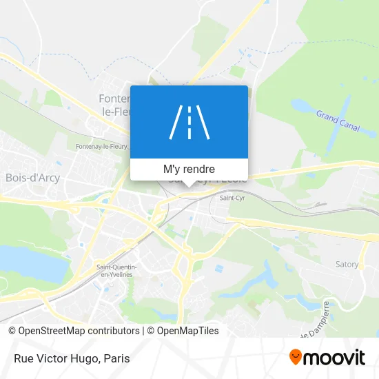 Rue Victor Hugo plan