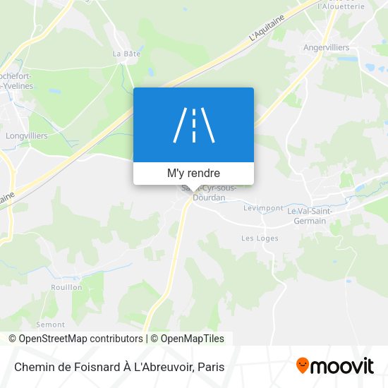 Chemin de Foisnard À L'Abreuvoir plan
