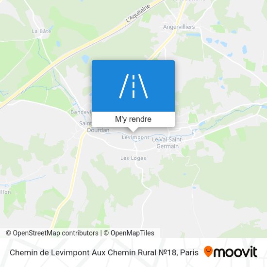 Chemin de Levimpont Aux Chemin Rural №18 plan