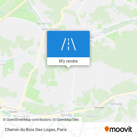 Chemin Du Bois Des Loges plan
