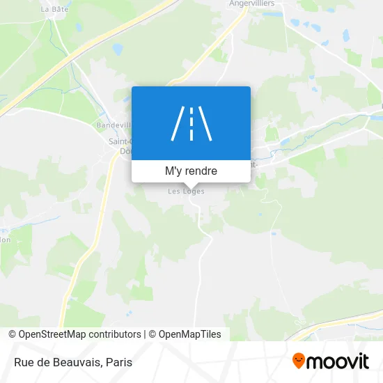 Rue de Beauvais plan