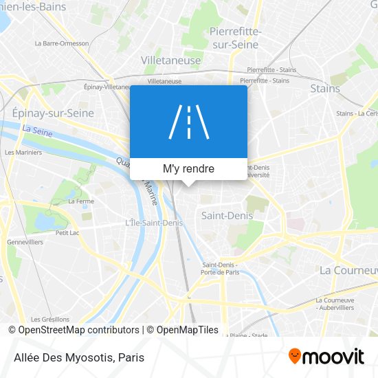 Allée Des Myosotis plan