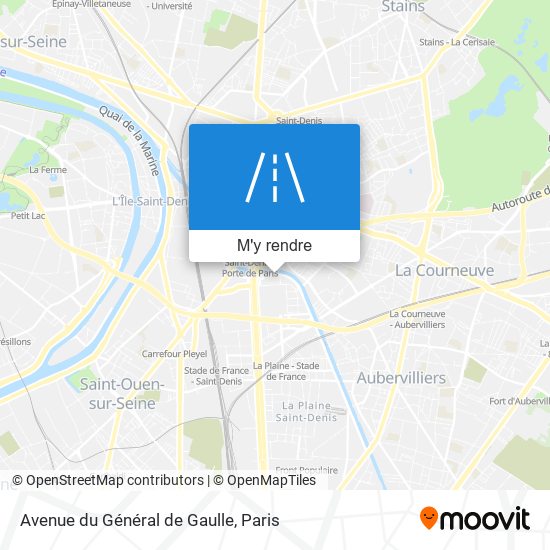 Avenue du Général de Gaulle plan