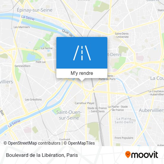 Boulevard de la Libération plan