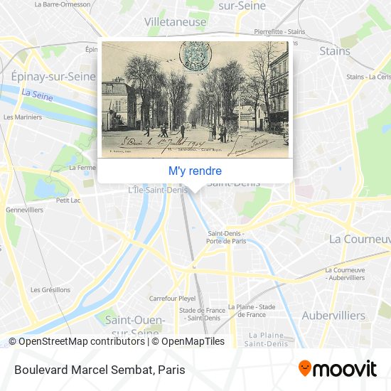 Boulevard Marcel Sembat plan