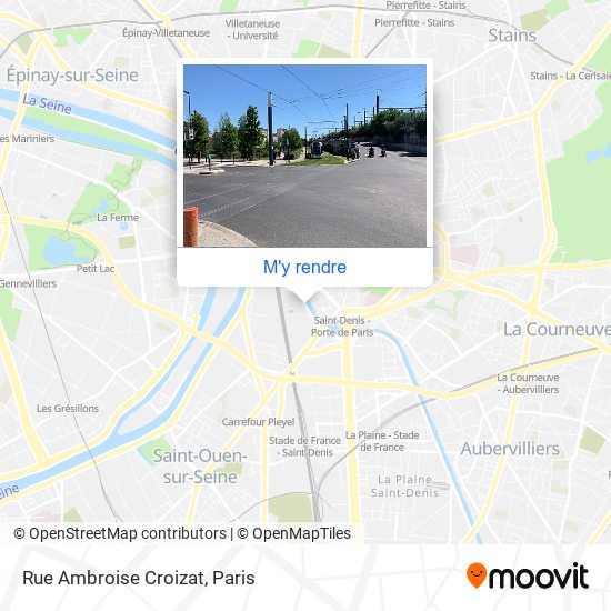 Rue Ambroise Croizat plan