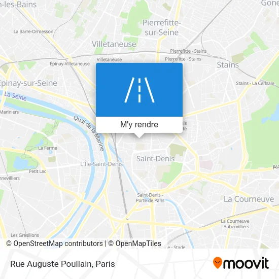 Rue Auguste Poullain plan