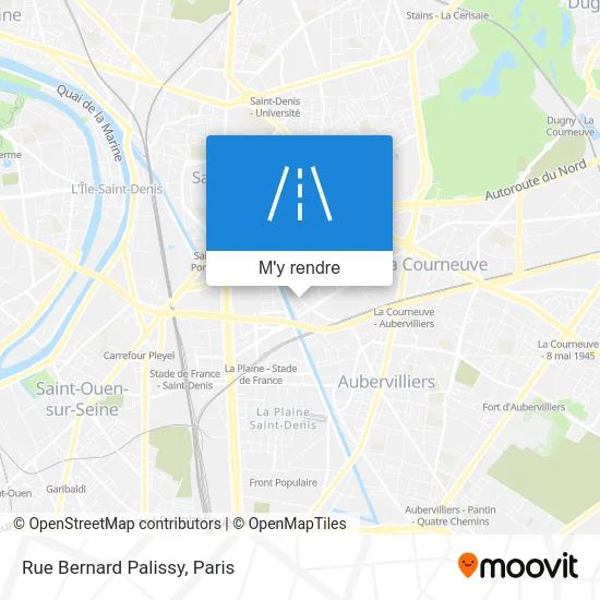 Rue Bernard Palissy plan