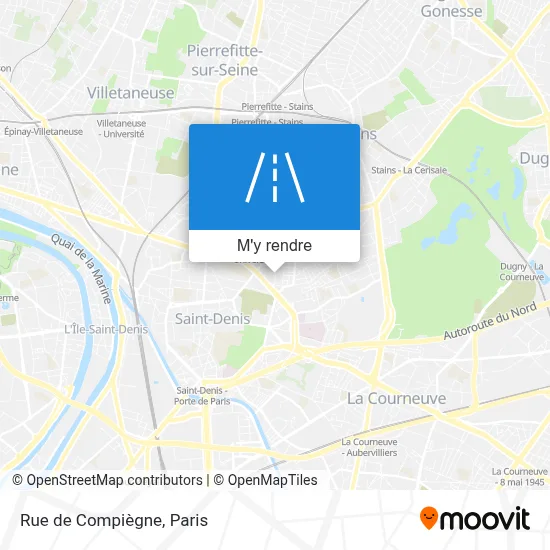 Rue de Compiègne plan