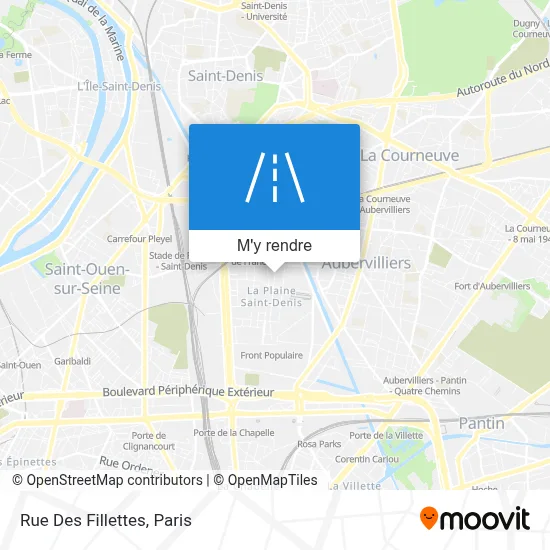 Rue Des Fillettes plan