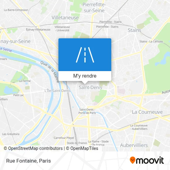 Rue Fontaine plan