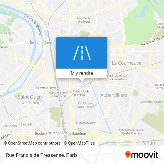 Rue Francis de Pressensé plan