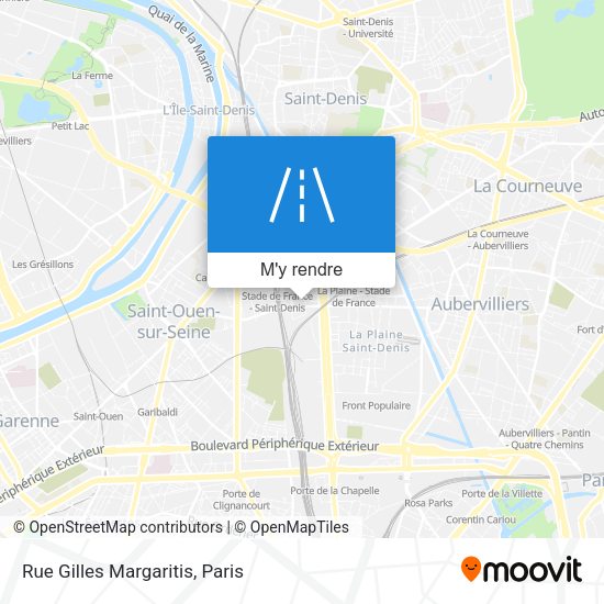 Rue Gilles Margaritis plan