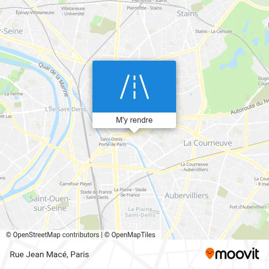 Rue Jean Macé plan