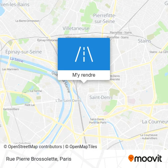 Rue Pierre Brossolette plan