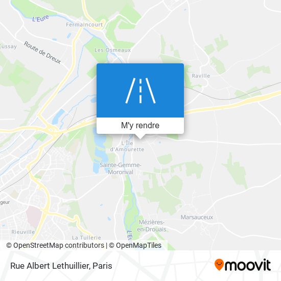 Rue Albert Lethuillier plan