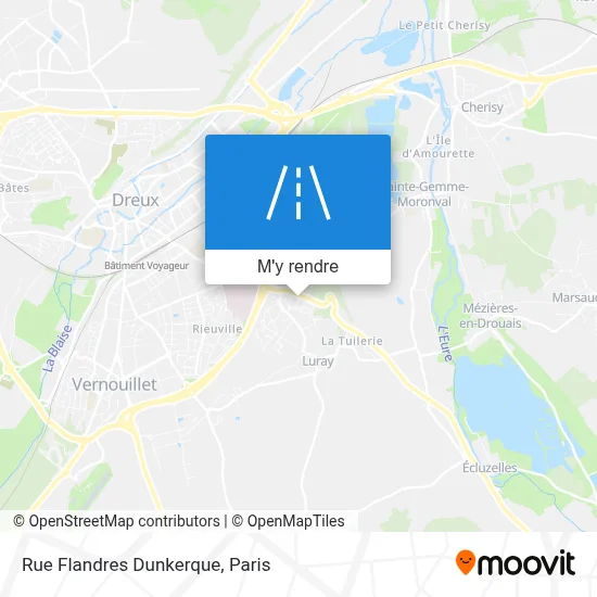 Rue Flandres Dunkerque plan