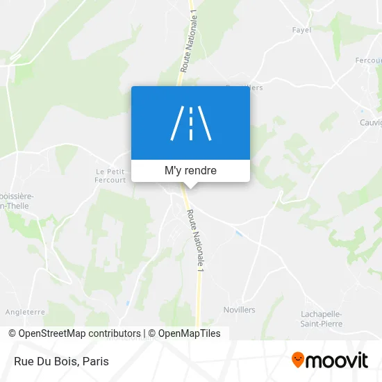 Rue Du Bois plan