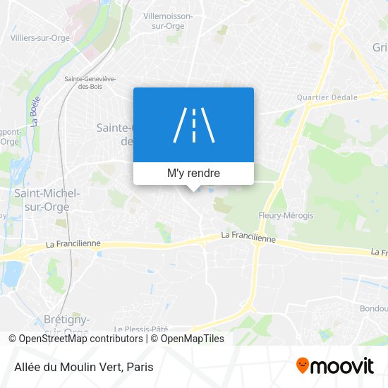 Allée du Moulin Vert plan