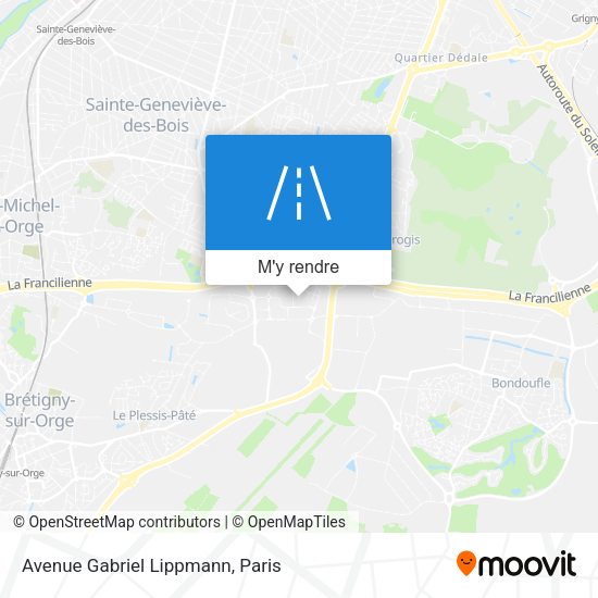 Avenue Gabriel Lippmann plan