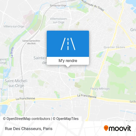 Rue Des Chasseurs plan