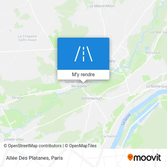 Allée Des Platanes plan
