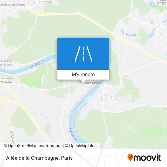 Allée de la Champagne plan