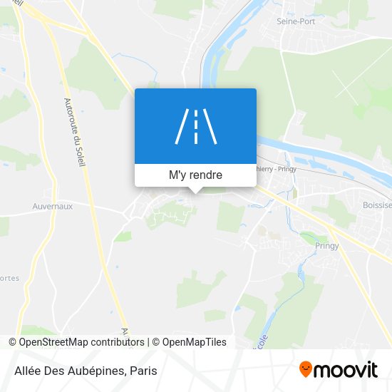 Allée Des Aubépines plan
