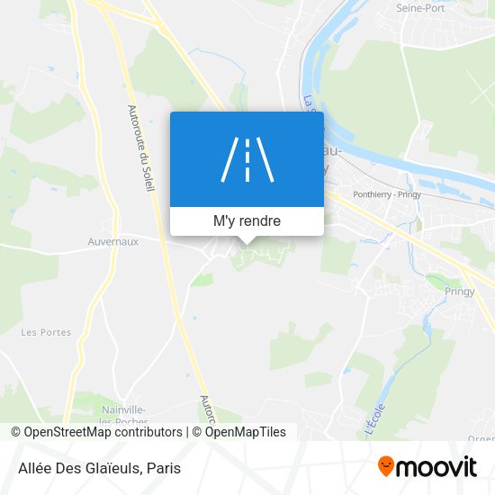 Allée Des Glaïeuls plan
