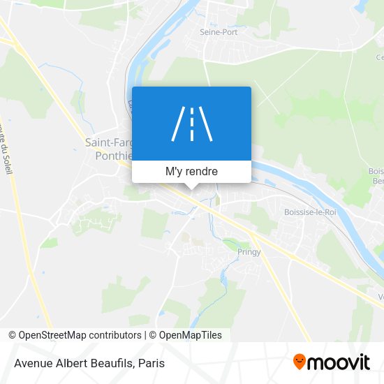 Avenue Albert Beaufils plan