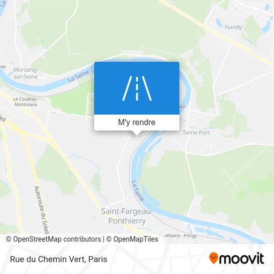 Rue du Chemin Vert plan