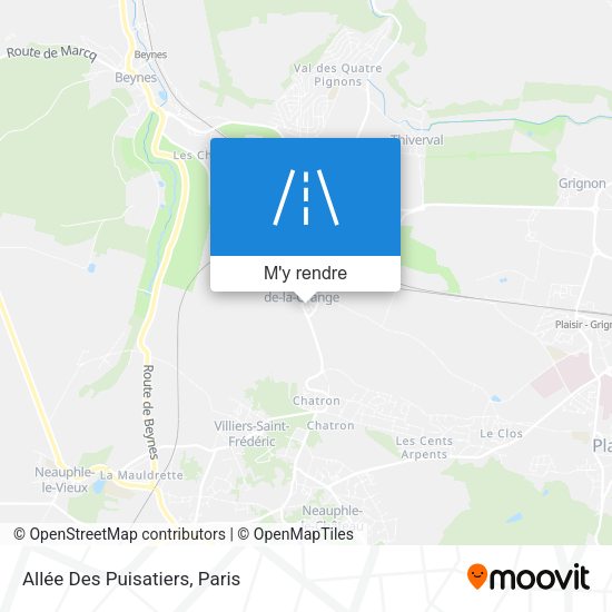 Allée Des Puisatiers plan