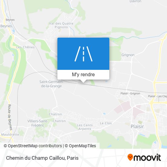 Chemin Du Champ Caillou plan
