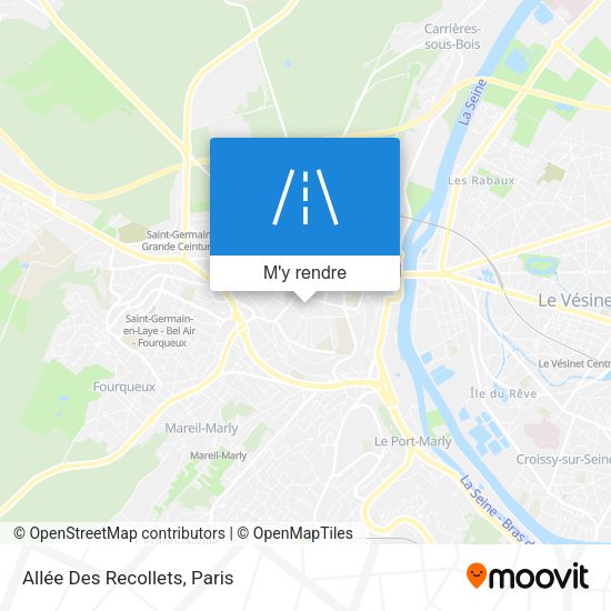 Allée Des Recollets plan