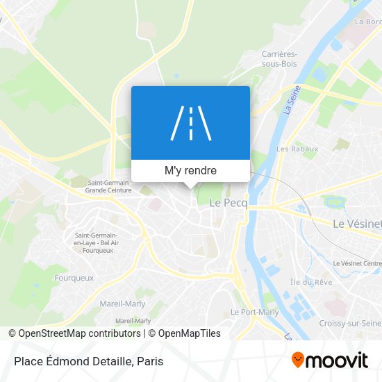 Place Édmond Detaille plan