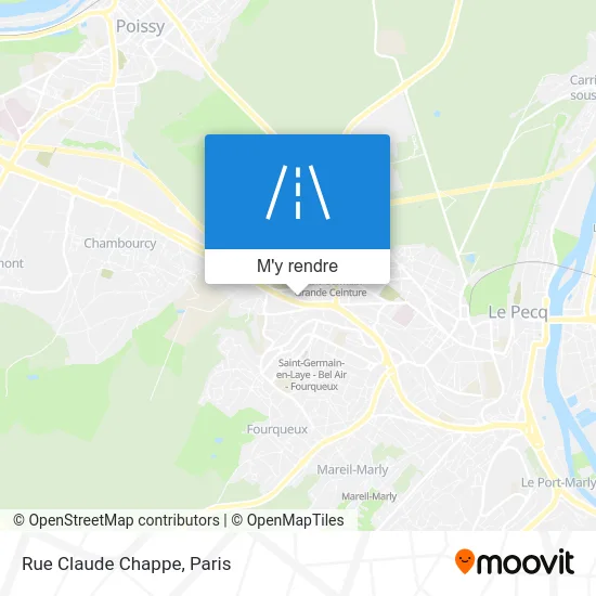 Rue Claude Chappe plan