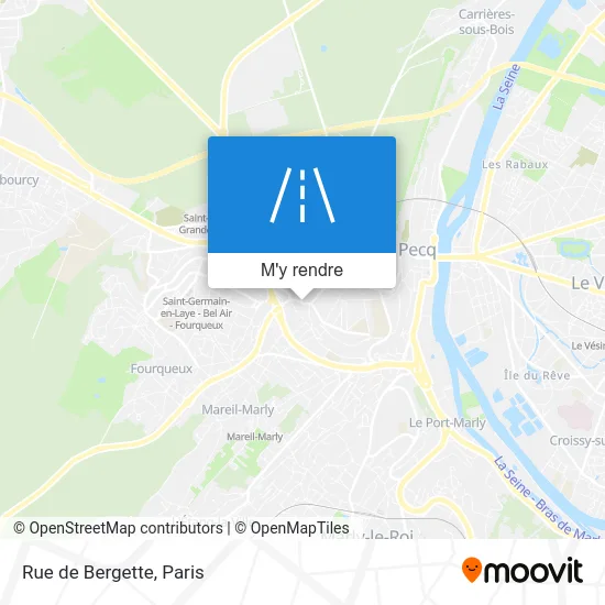 Rue de Bergette plan