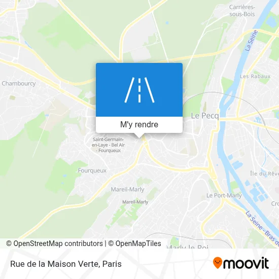 Rue de la Maison Verte plan