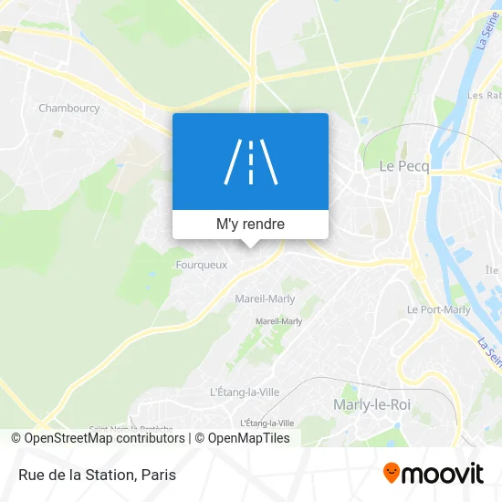 Rue de la Station plan