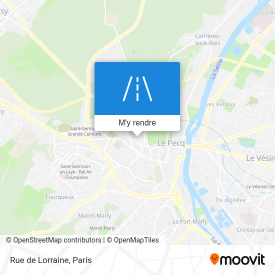 Rue de Lorraine plan