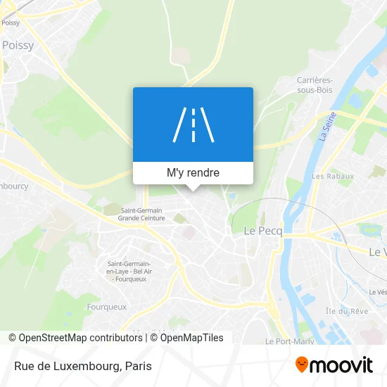 Rue de Luxembourg plan