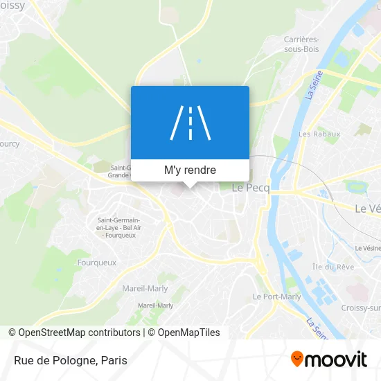 Rue de Pologne plan