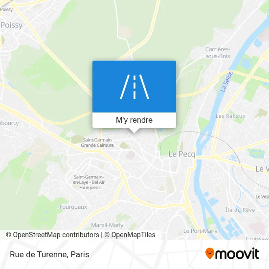 Rue de Turenne plan