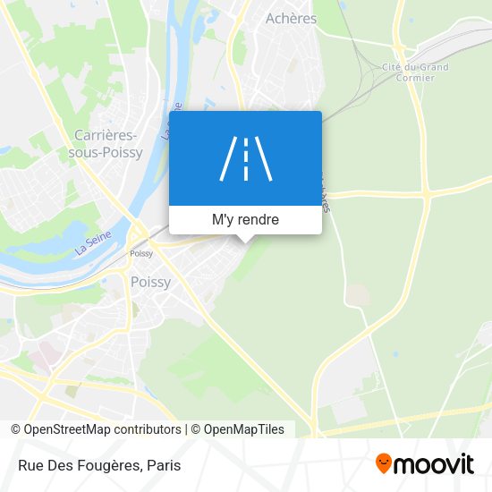 Rue Des Fougères plan