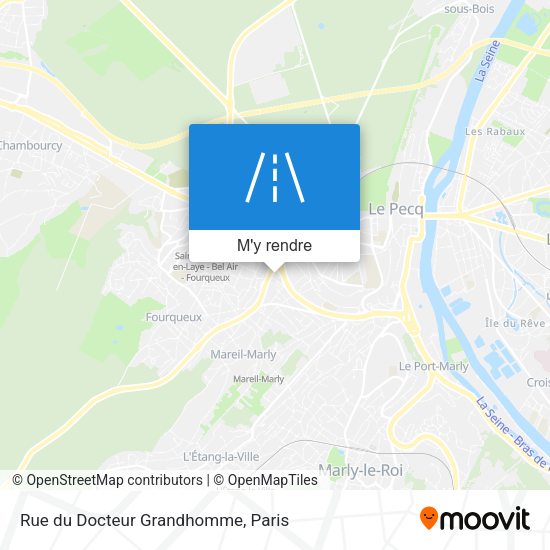 Rue du Docteur Grandhomme plan