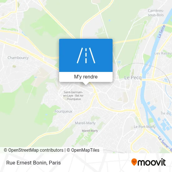 Rue Ernest Bonin plan